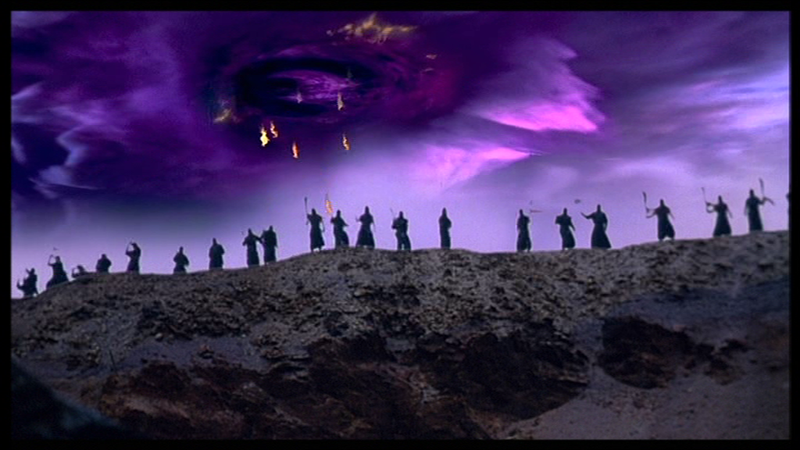 Those are more ninjas falling from the sky on fire... i’m not kidding.